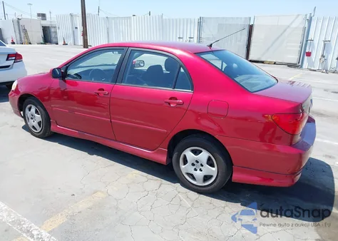 2003 Toyota Corolla S из США, поврежденный, VIN 1NXBR32E13Z181711